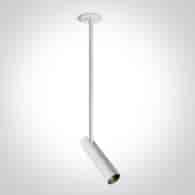 11112RB/W/W biały wpust z czarnym odbłyśnikiem COB