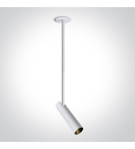 11112RB/W/W biały wpust z czarnym odbłyśnikiem COB