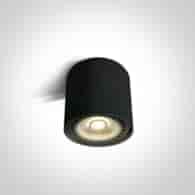 12144/B Lampa sufitowa czarna GU10 R111 IP20