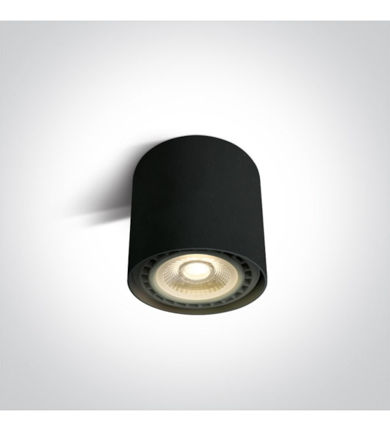 12144/B Lampa sufitowa czarna GU10 R111 IP20