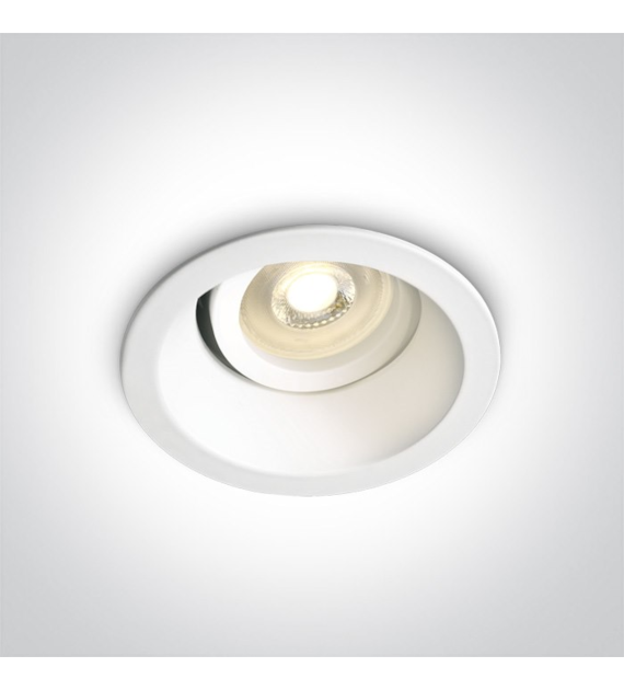 11105D4/W Wpust Paleomilos biały GU10 10W IP20