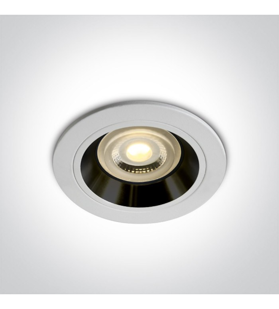 10105ALG/W/B Wpust biało czarny Jalia GU10