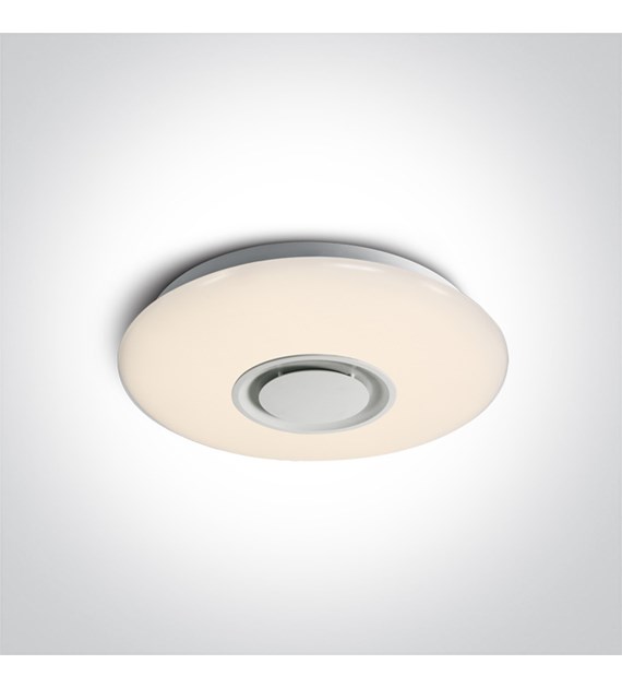 62025 biały plafon LED 24W z głośnikiem bluetooth
