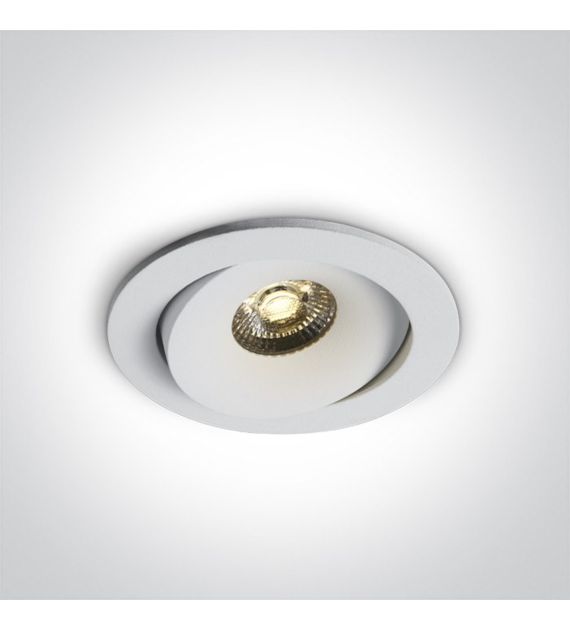 11107P/W/W Wpust Amarusi biały 3000K 6,5W IP54