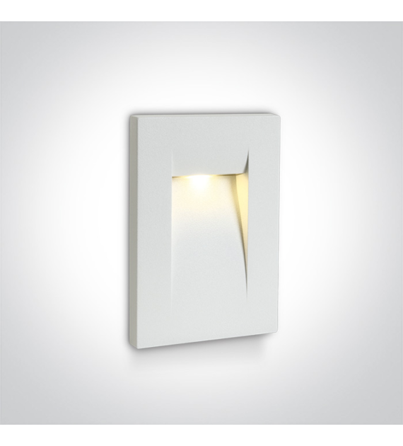 68062/W/W Wpust ścienny Simi biał LED 3K 3,6W IP65