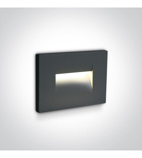 68064/AN/W Wpust ścienny Simi 2 antr LED 3,6W IP65