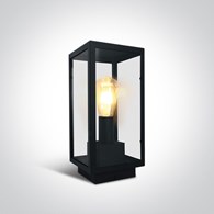 67406E/B Lampa ogrodowa Gabbia S czarna E27 IP43