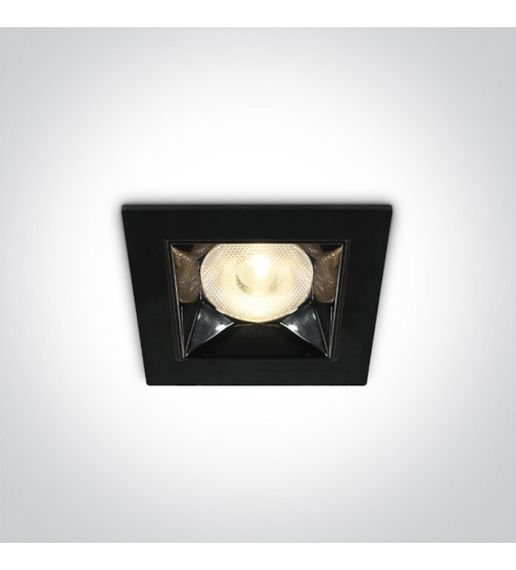 50106B/B/W Wpust Apollonas czarny-chrom LED 3K 6W