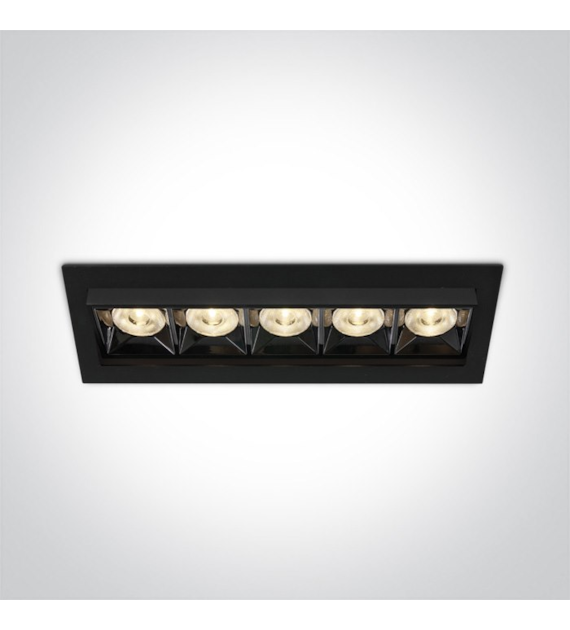 51506B/B/W czarny wpuszczany downlight z odbłyśnik