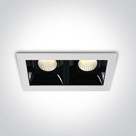 50207B/W/W Wpust Abram 2 biały LED 3000K 2x6,5W