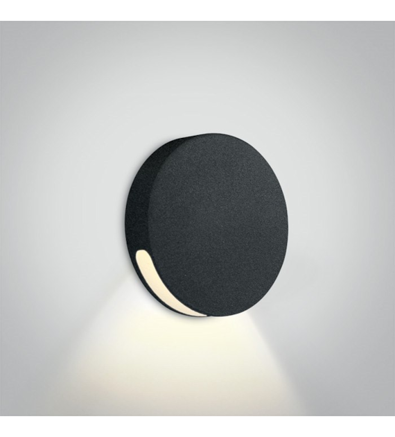 68074/B/W Wpust ścienny Persena 3000K 2W IP65