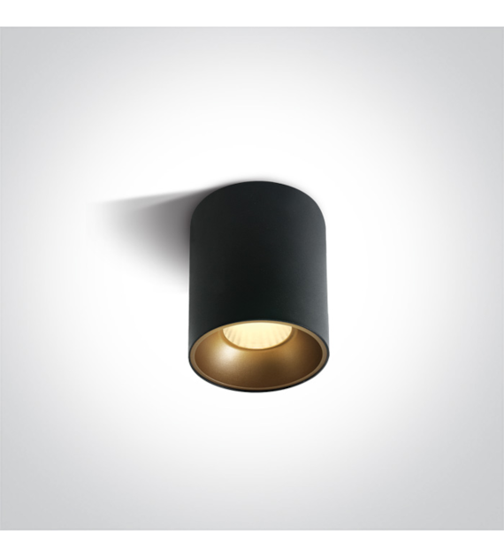 12112Z/B/W Czarna Tuba  LED 3000K 12W One