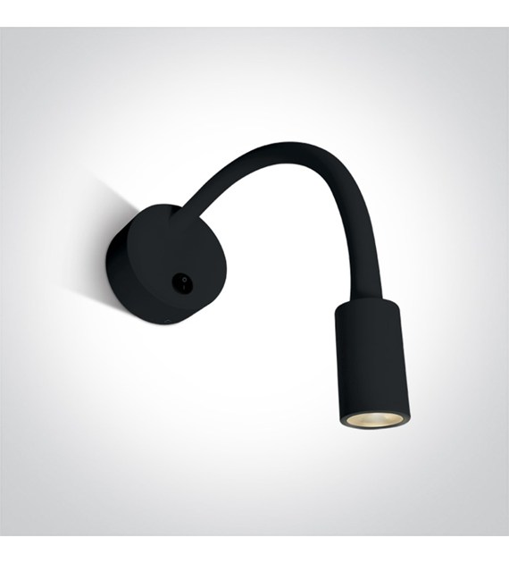 65738A/B/W Kinkiet Stamna czarny 3000K 3W IP20