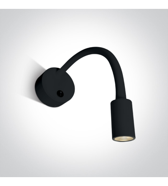 65738A/B/W Kinkiet Stamna czarny 3000K 3W IP20