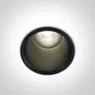 10105FD/B/W czarny wpust  LED 3000K 5W dark light