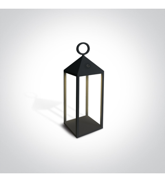67462/B/W akumulatorowa czarna lampa ogrodowa 3000