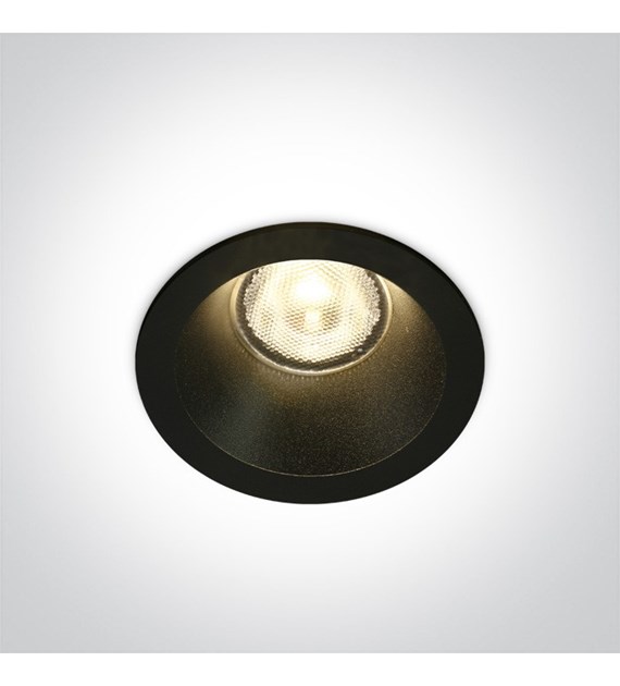 10107WP/B/W Wpust Timi czarny LED 3000K 6,5W IP65