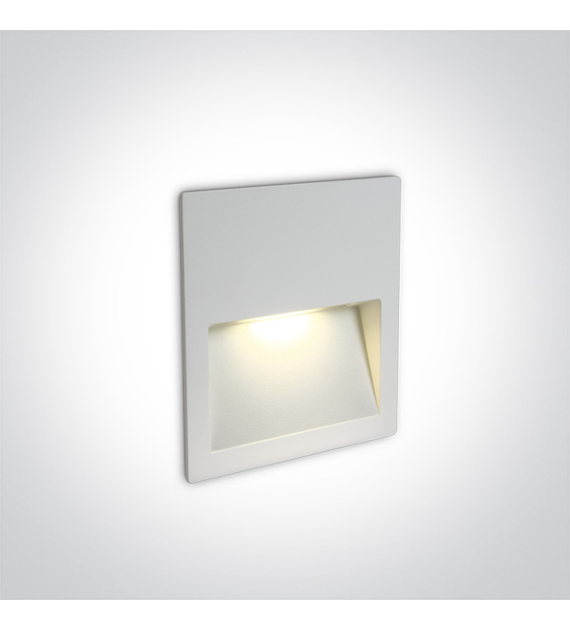 68068A/W/W biały wpust ścienny LED 3000K 3W IP65;