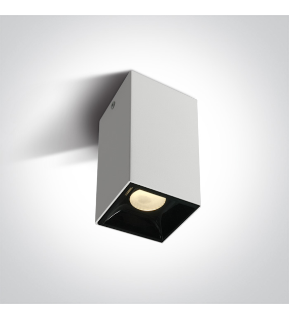 12107B/W/W biała oprawa sufitowa COB LED 3000K; za