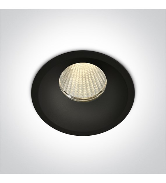 10112TP/B/W Wpust Likofos czarny LED 3K 12W IP44