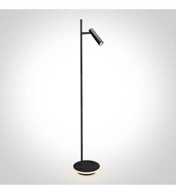 61132B/B/W Lampa podło. Diodor czarna 3W+8W 3000K