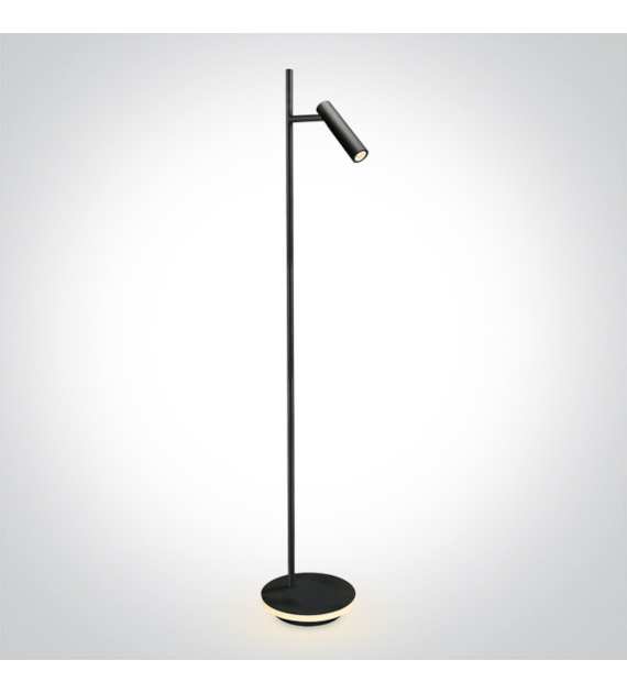 61132B/B/W Lampa podło. Diodor czarna 3W+8W 3000K