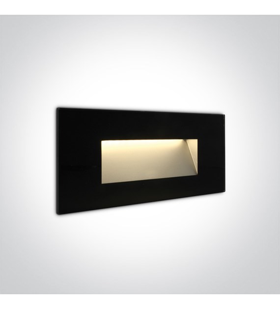 68076A/B/W szklany wpust ścienny LED 3000K 5W IP65