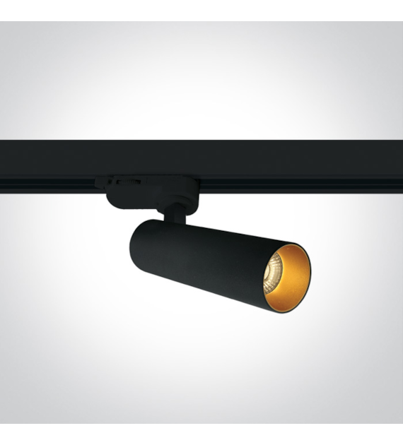 65108T/B/W Reflektorek 3-faz. czarny LED 3000K 8W
