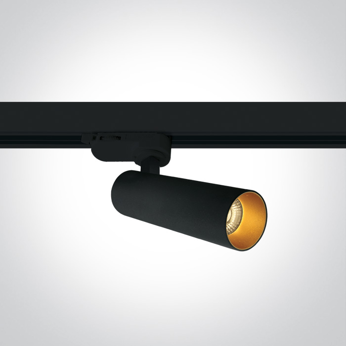 65108T/B/W Reflektorek 3-faz. czarny LED 3000K 8W