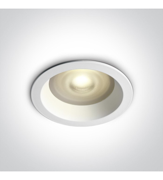 10105R2P/W Wpust Kedares biały GU10 IP65