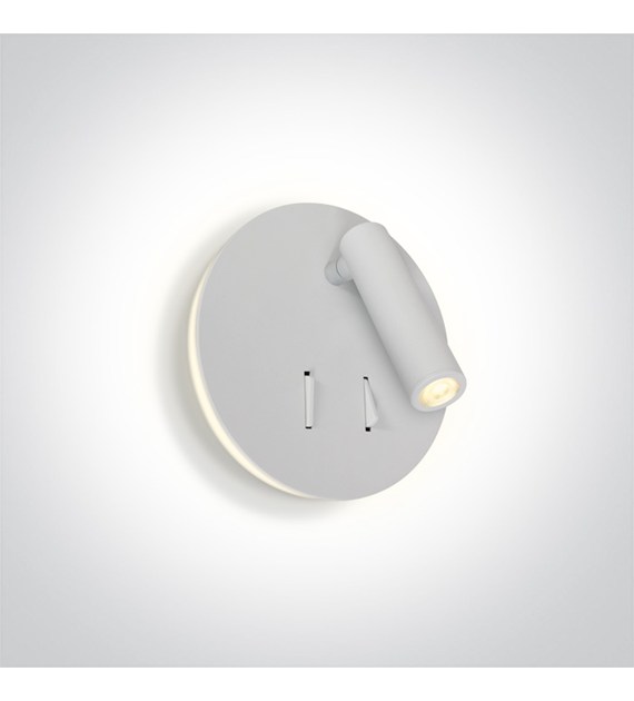 65746B/W/W Kinkiet Magoula biały LED 3000K 3+6W