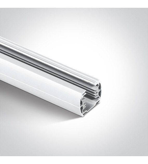 40003/W biały szynoprzewód 3-fazowy zaokrąglony 3m