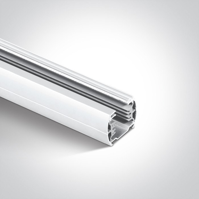 40003/W biały szynoprzewód 3-fazowy zaokrąglony 3m