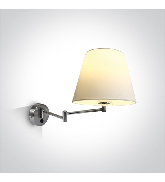 61046/MC Oprawa ścienna Lakka chrom + abażur E27