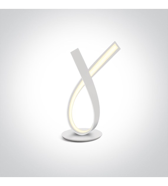 61086/B biała lampa stołowa ON/OFF LED 12W 230V 30