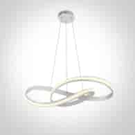 63066A/W Lampa wisząca Evia biała LED 3000K 40W