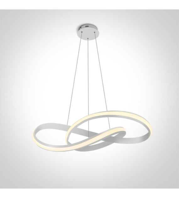 63066A/W Lampa wisząca Evia biała LED 3000K 40W