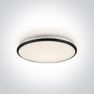 62154/B/W czarny plafon LED 3000K 24W; nieściemnia