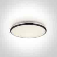 62154/B/W czarny plafon LED 3000K 24W; nieściemnia