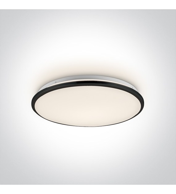 62154/B/W czarny plafon LED 3000K 24W; nieściemnia