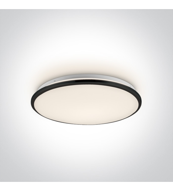 62154/B/W czarny plafon LED 3000K 24W; nieściemnia
