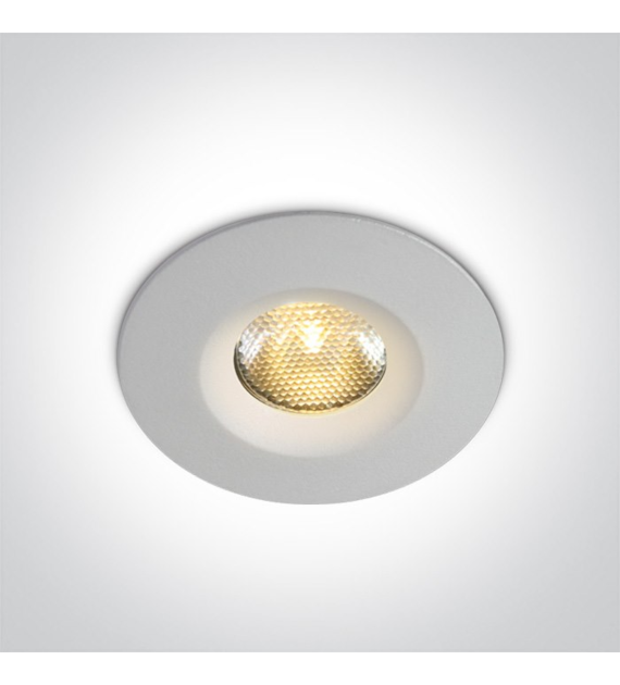 10103M/W/W Wpust Nubi biały 3W 3000K 700mA IP65