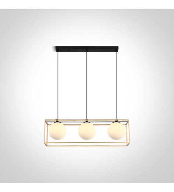 63174C/BS dekoracyjna lampa wisząca E14 3x8W 100-2