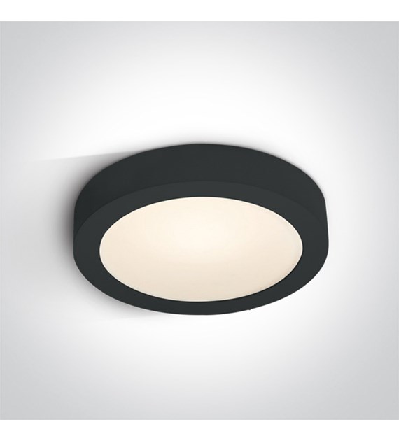 62130F/B/W czarny plafon LED IP40 3000K 30W; nieśc