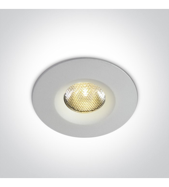 10103M/W/C Wpust Nubi biały 3W 4000K 700mA IP65