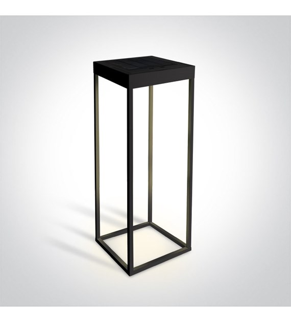 67520A/B/W Słupek ogrodowy solar czarny Led 50cm