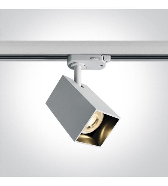 65105NAT/W biały track spot  GU10 dark light 10W