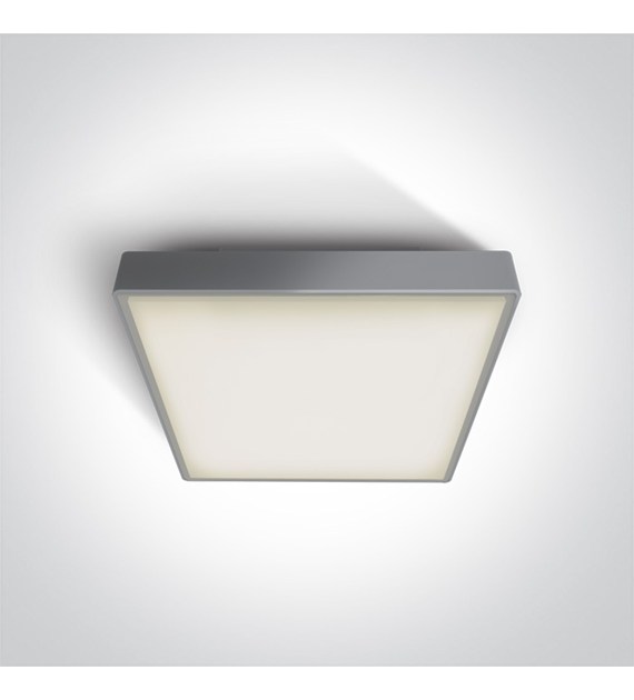 67282EA/G szary plafon 2xE27, korpus ABS i klosz P