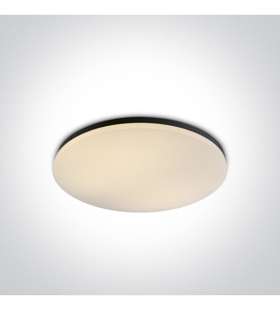 62146/B/W czarny plafon LED 3000K 55W One Light