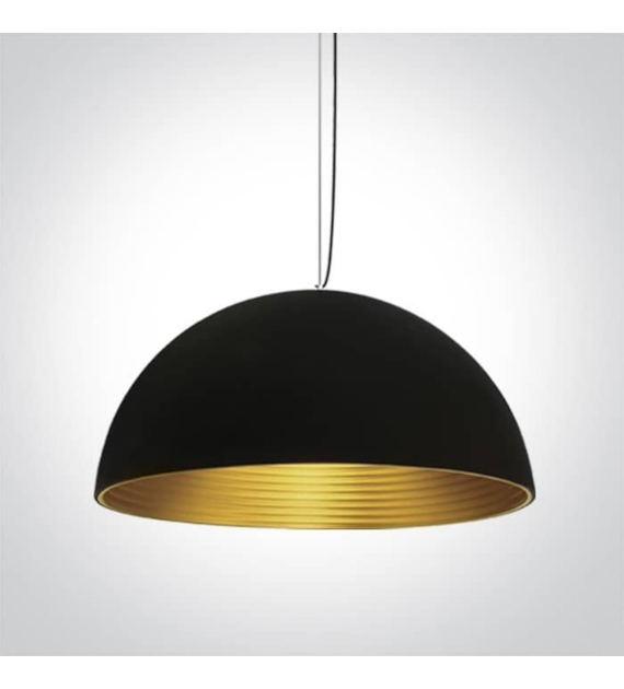 63022B/B/BS czarno-mosiężna lampa wisząca E27 20W